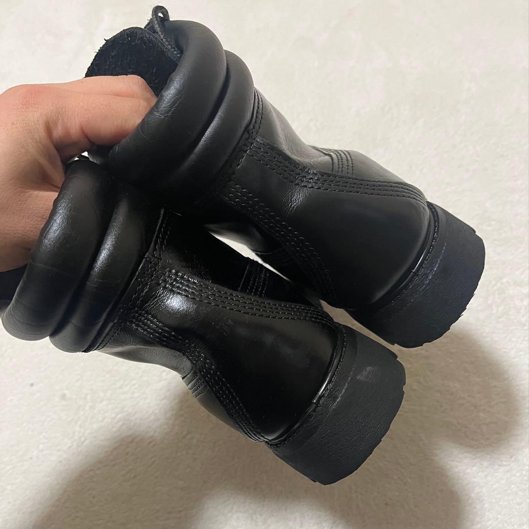 本革　timberland 6インチ　ブーツ　オールブラック　26㎝　レザー