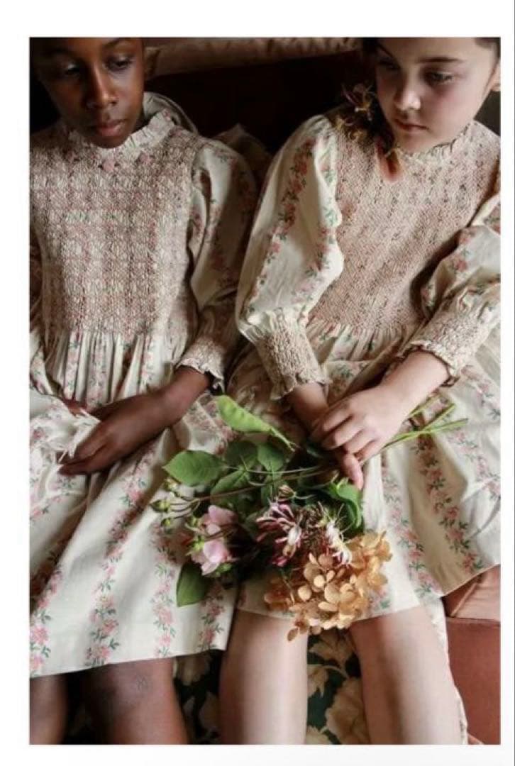 【新品未使用】 完売品 bonjour diary ワンピース 4Y