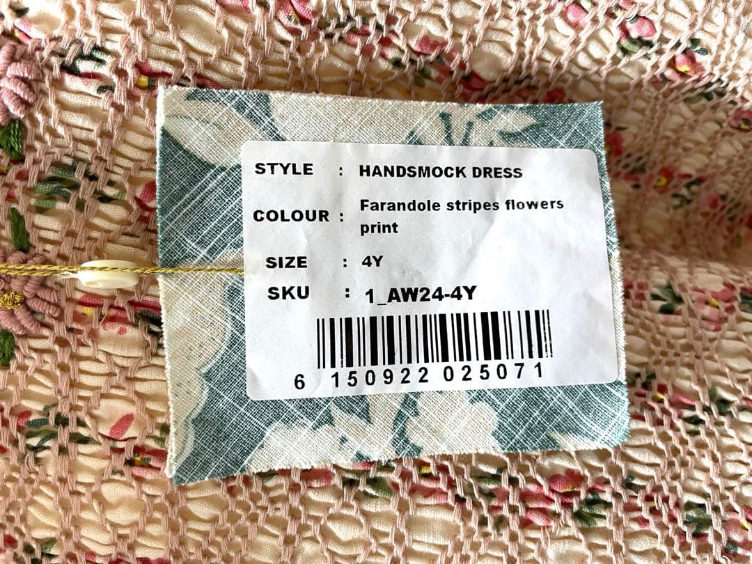 【新品未使用】 完売品 bonjour diary ワンピース 4Y