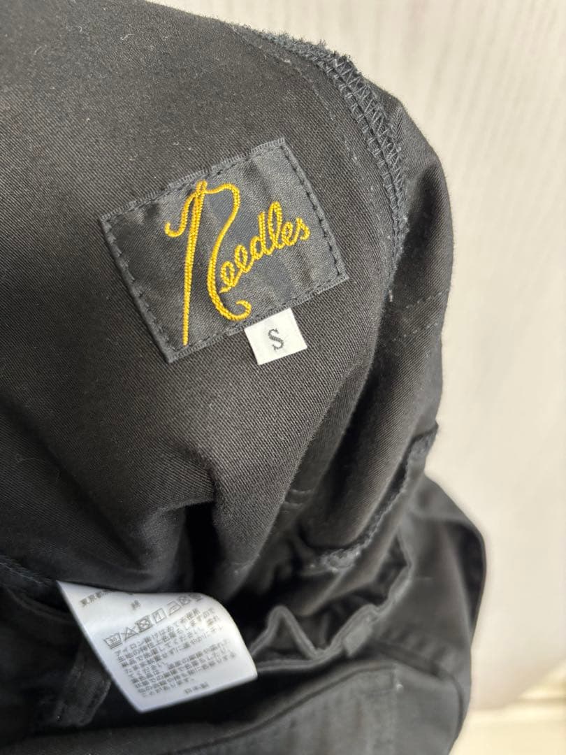 needles ニードルス ヒザデル ワーク パンツ ブラック