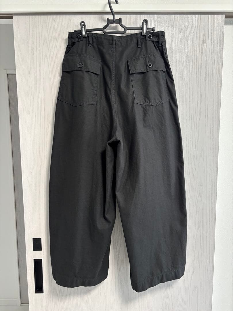 needles ニードルス ヒザデル ワーク パンツ ブラック