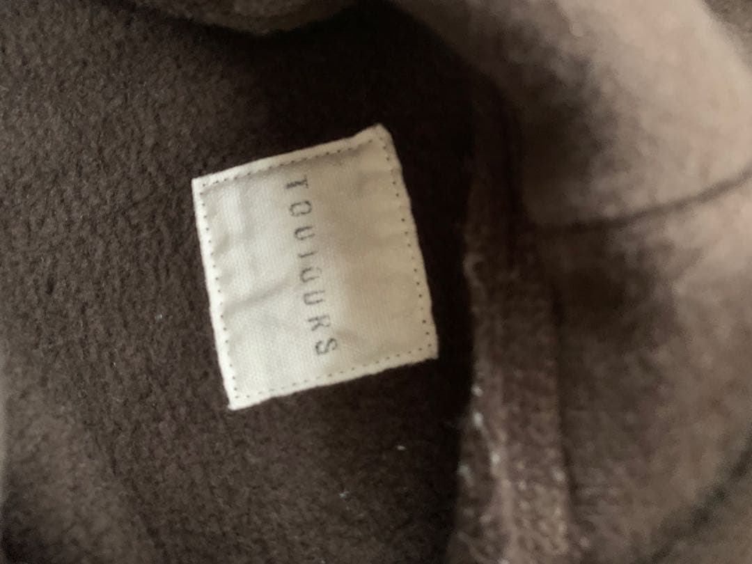 お値下げ　 トゥジュー　フード付きパーカー スウェット　ブラウン