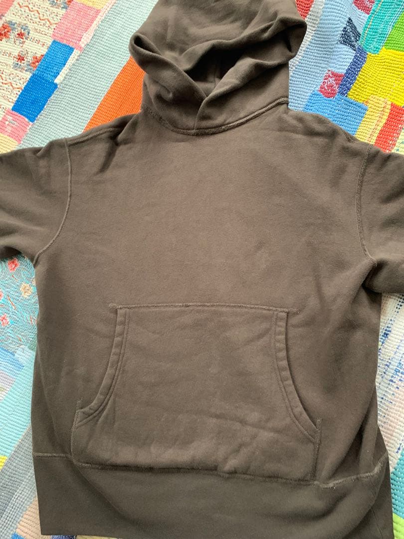 お値下げ　 トゥジュー　フード付きパーカー スウェット　ブラウン