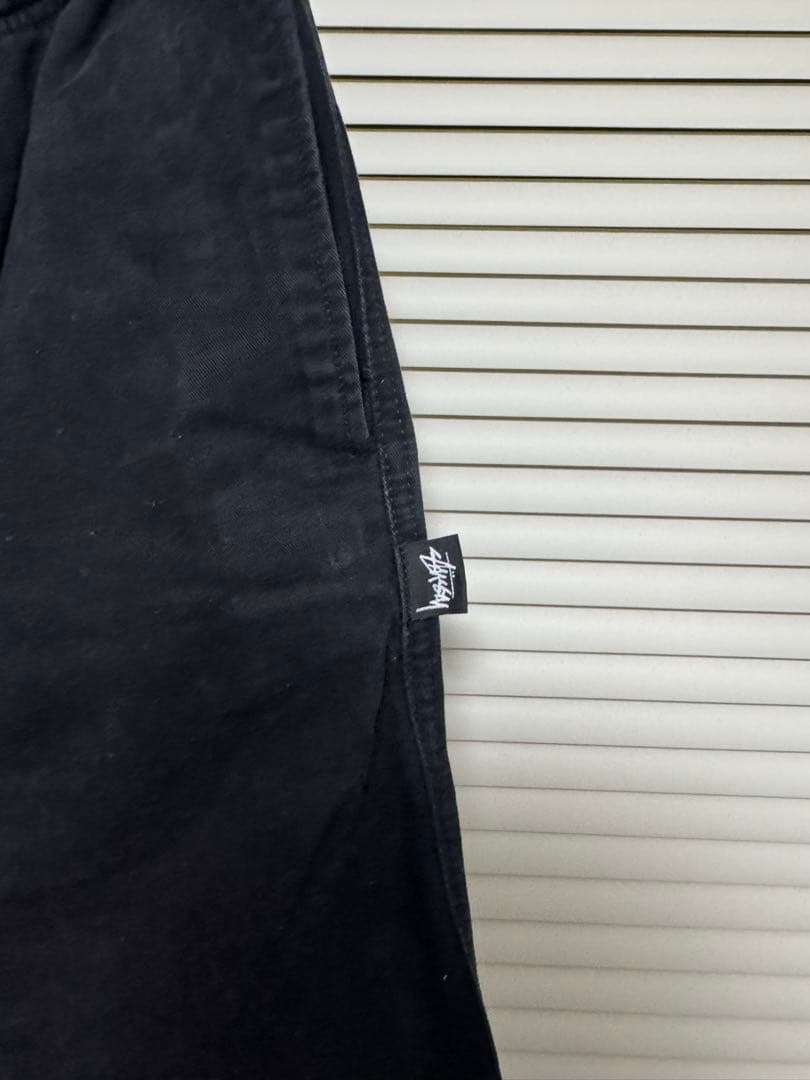 Stussy ビーチパンツ Mサイズ ブラック