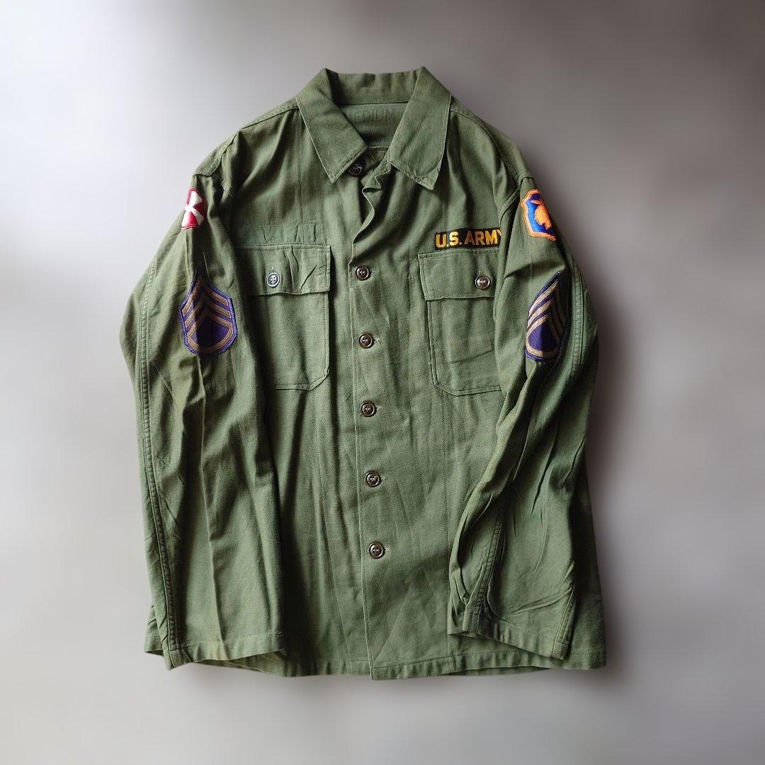 ビンテージOG107 ミリタリー ユーティリティシャツ M 50年代 初期モデル