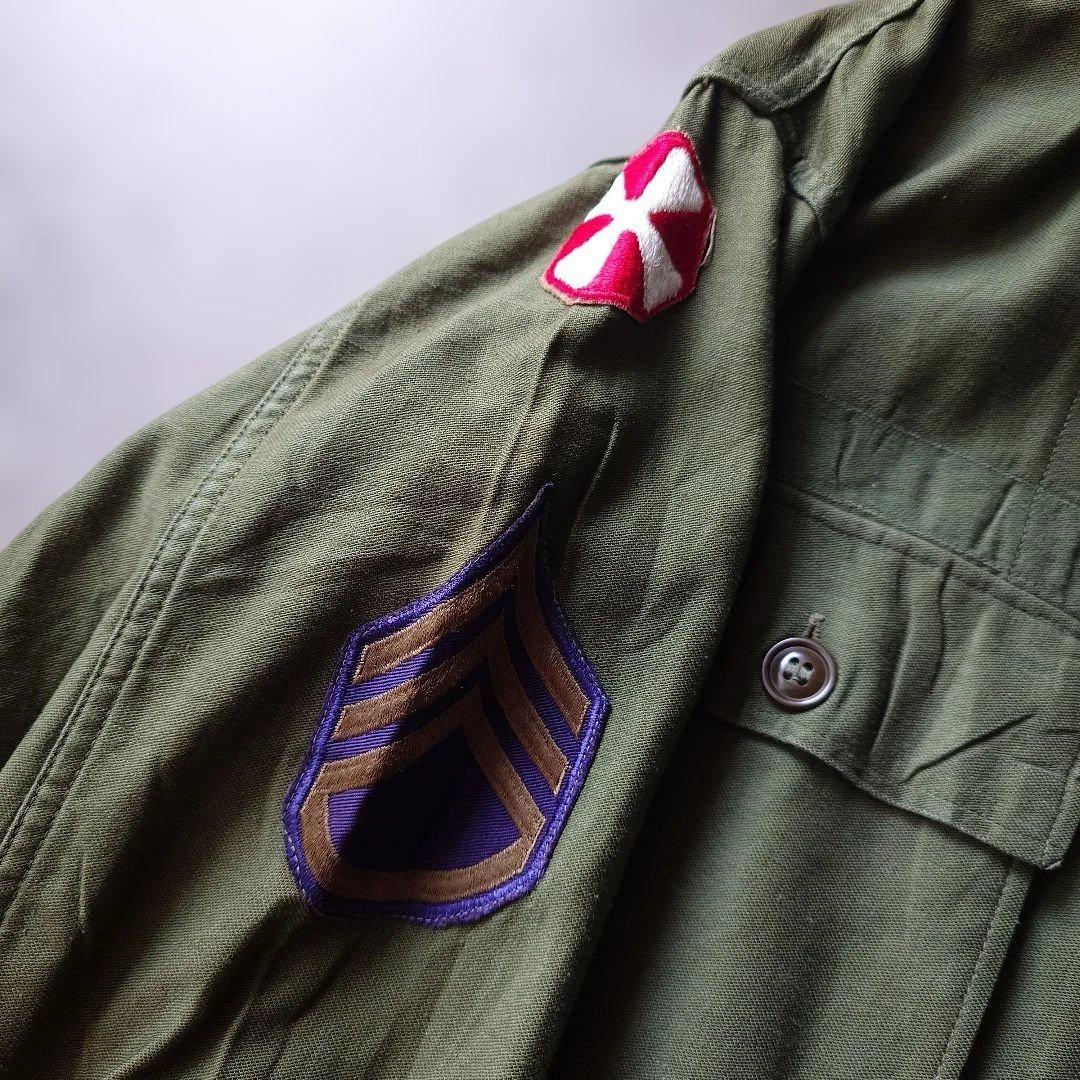 ビンテージOG107 ミリタリー ユーティリティシャツ M 50年代 初期モデル