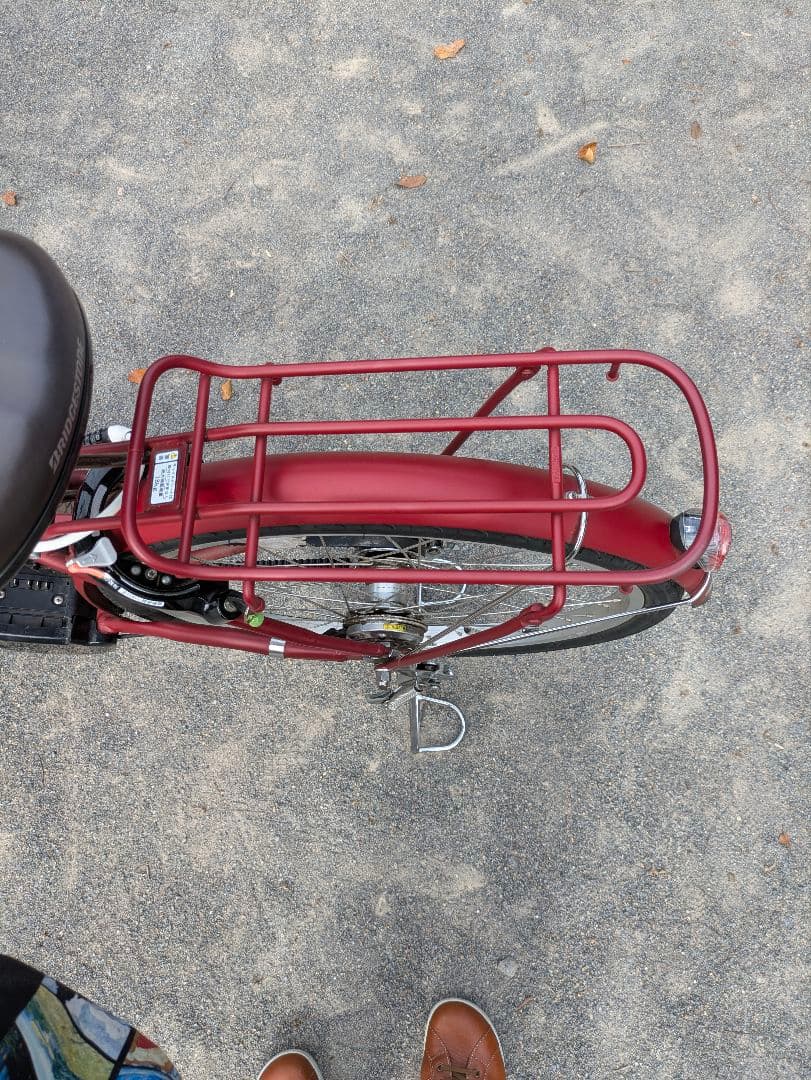 かあブリヂストン 電動アシスト自転車 ラクット レッド24インチ