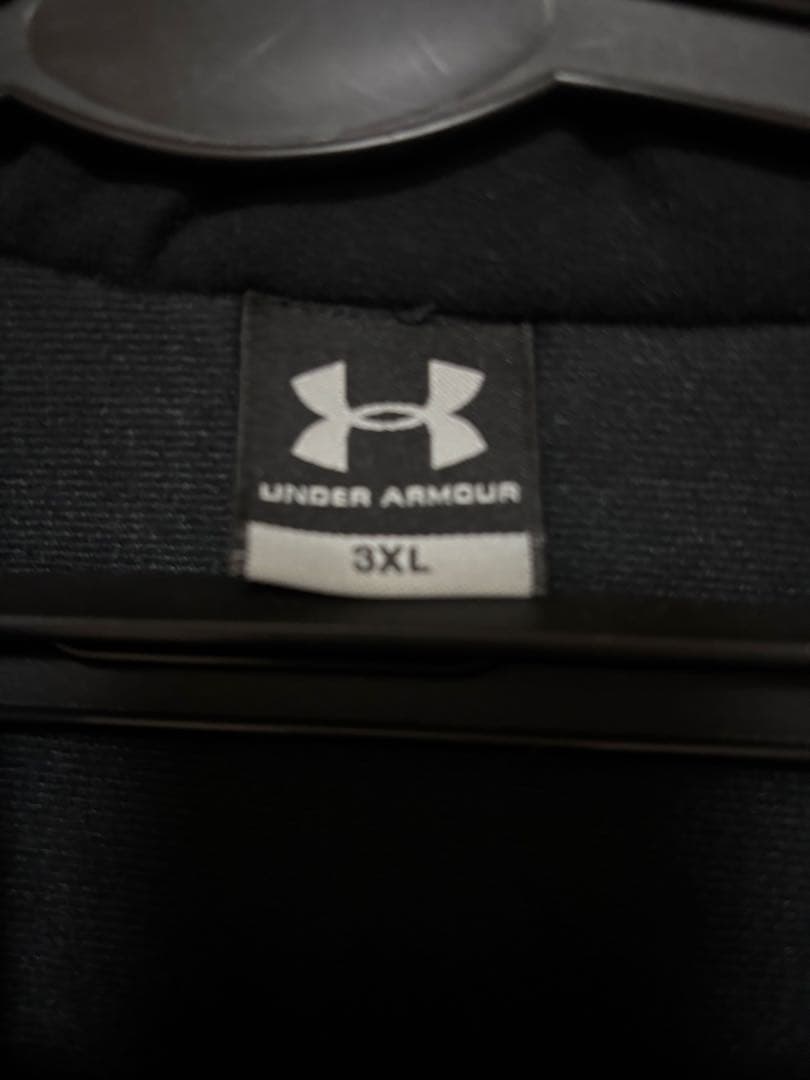 Under Armour ベンチコート3XL 黒/白