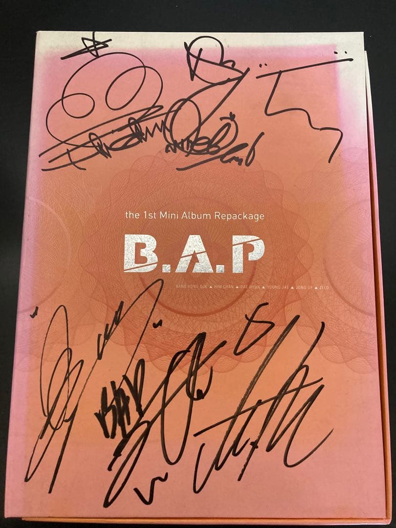 B.A.P 1st MiniAlbum Repackage直筆サイン入りアルバム