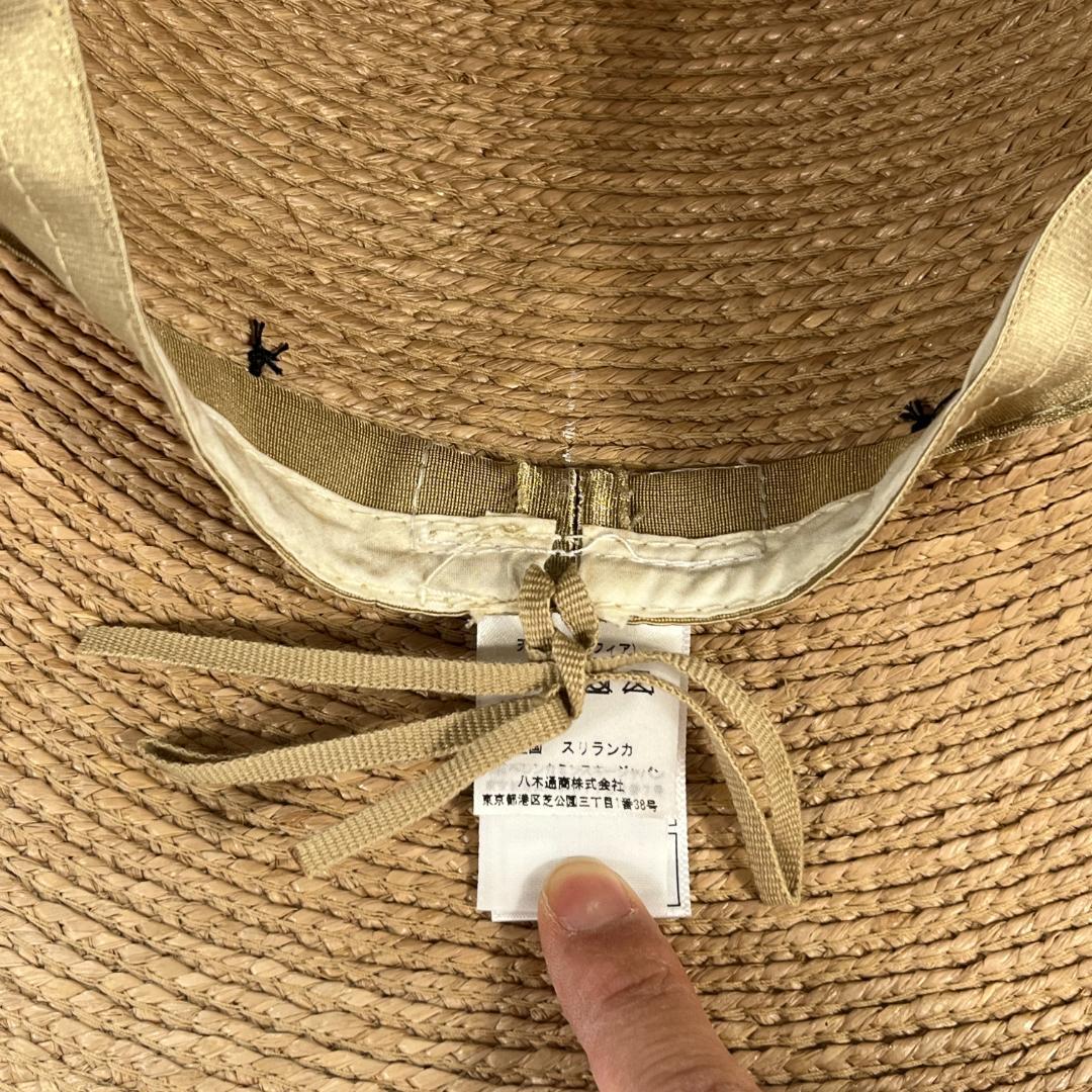未使用 ヘレンカミンスキー ストローハット PLATH ラフィア ベージュ