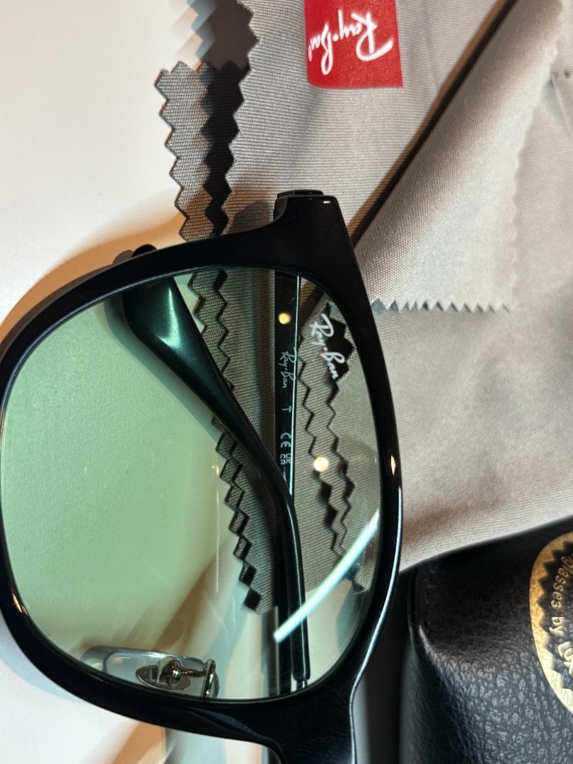 Ray-Ban RB4333D スクエア 黒緑 GEOfit 美品