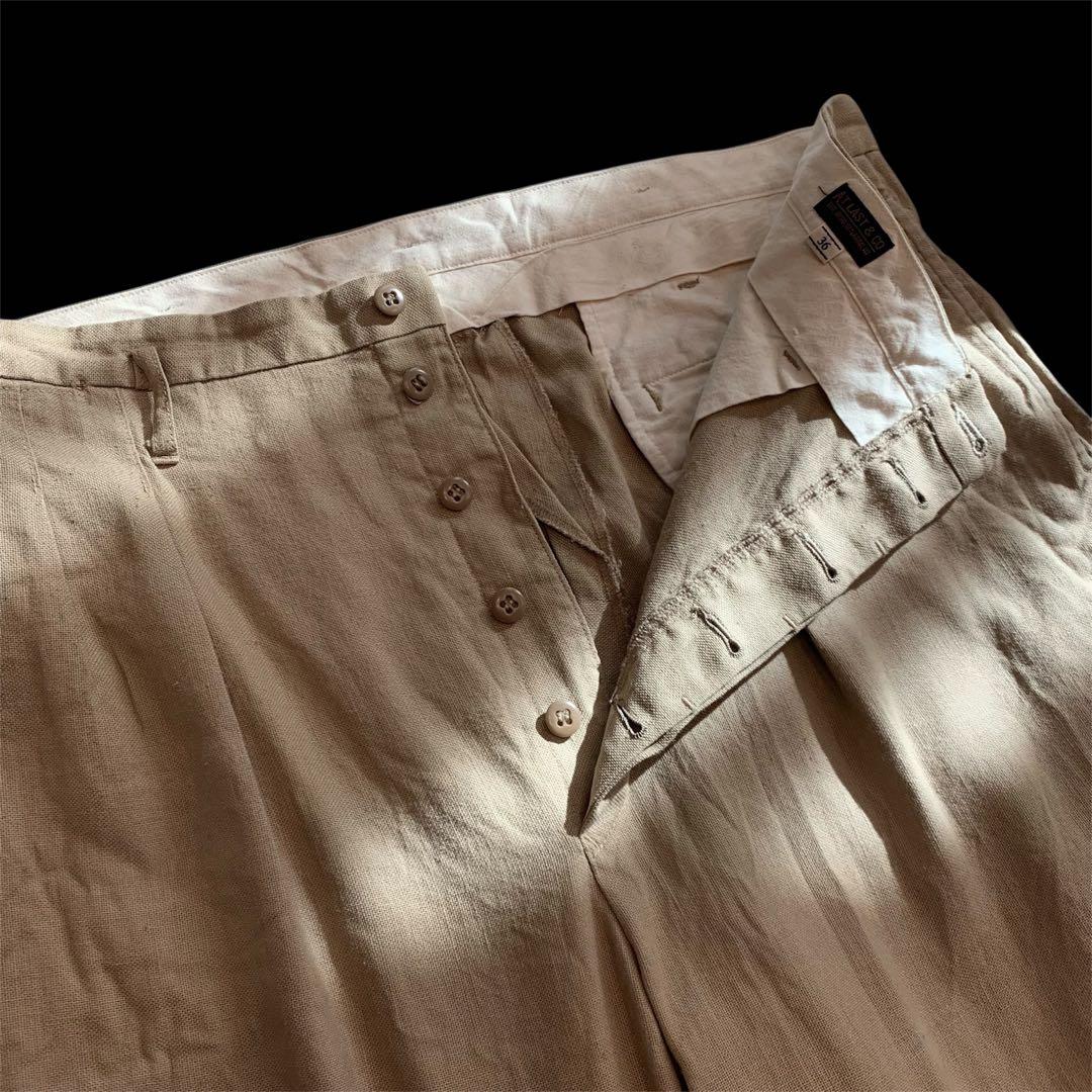 【36インチ】アットラスト AT LAST TWC リネントラウザー パンツ 麻