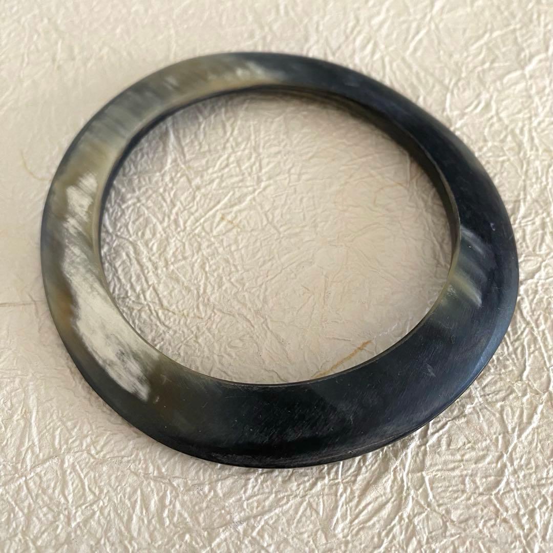 CATH・Sキャッツ　ホーンバングル2本セット　重ねづけ　ダークグレー