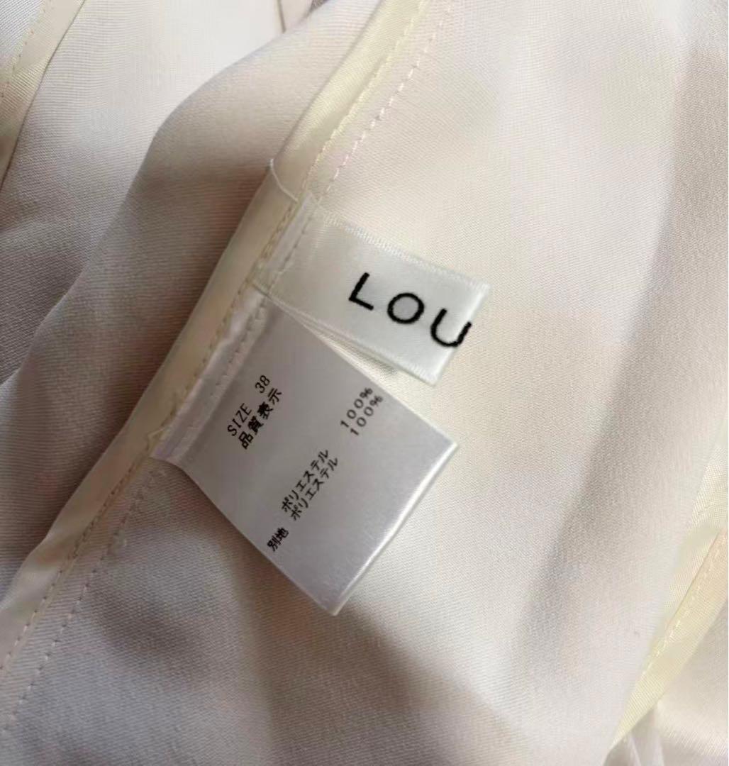 Lounie ルーニィ サテンシャツブルゾン　38