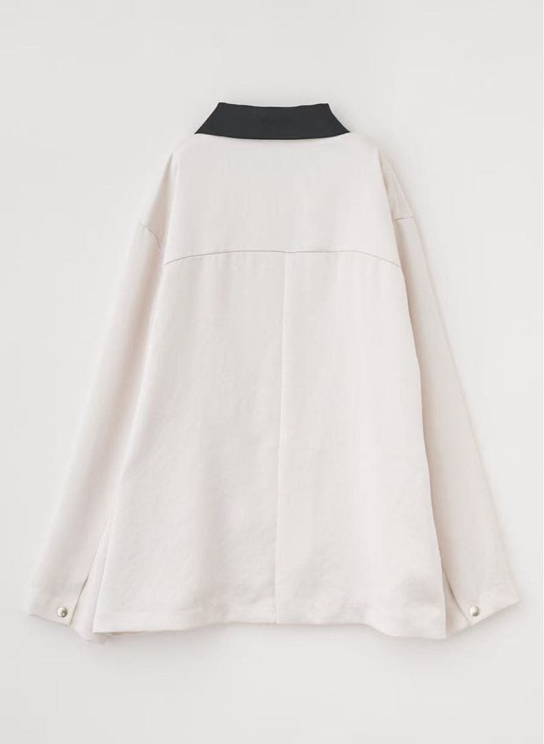 Lounie ルーニィ サテンシャツブルゾン　38