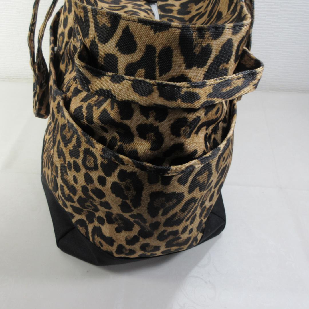 美品：パーリーゲイツ レオパード柄ロッカーバッグ