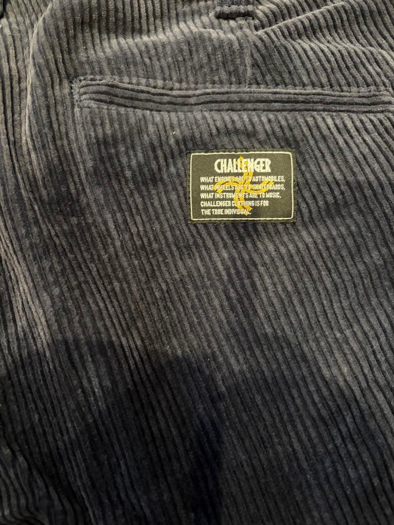 CHALLENGER コーデュロイパンツ Lサイズ ネイビー