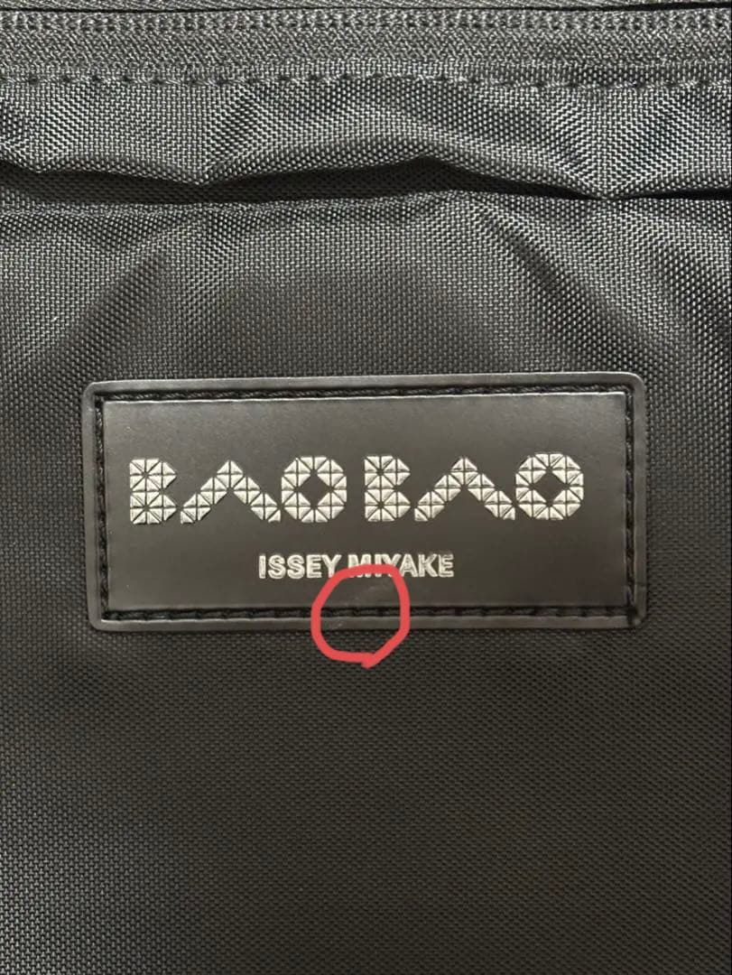 未使用 BAOBAO ISSEYMIYAKE ライナーメンズバックパック 黒