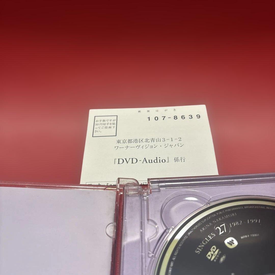 中森明菜 シングルズ 27 1982-1991 DVD audio 貴重