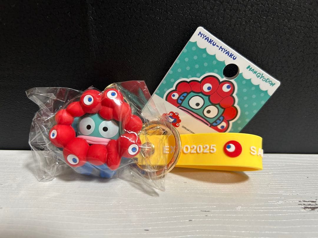 サンリオ　立体キーホルダー　ミャクミャク　ノーマルカラー　コンプリート　初代