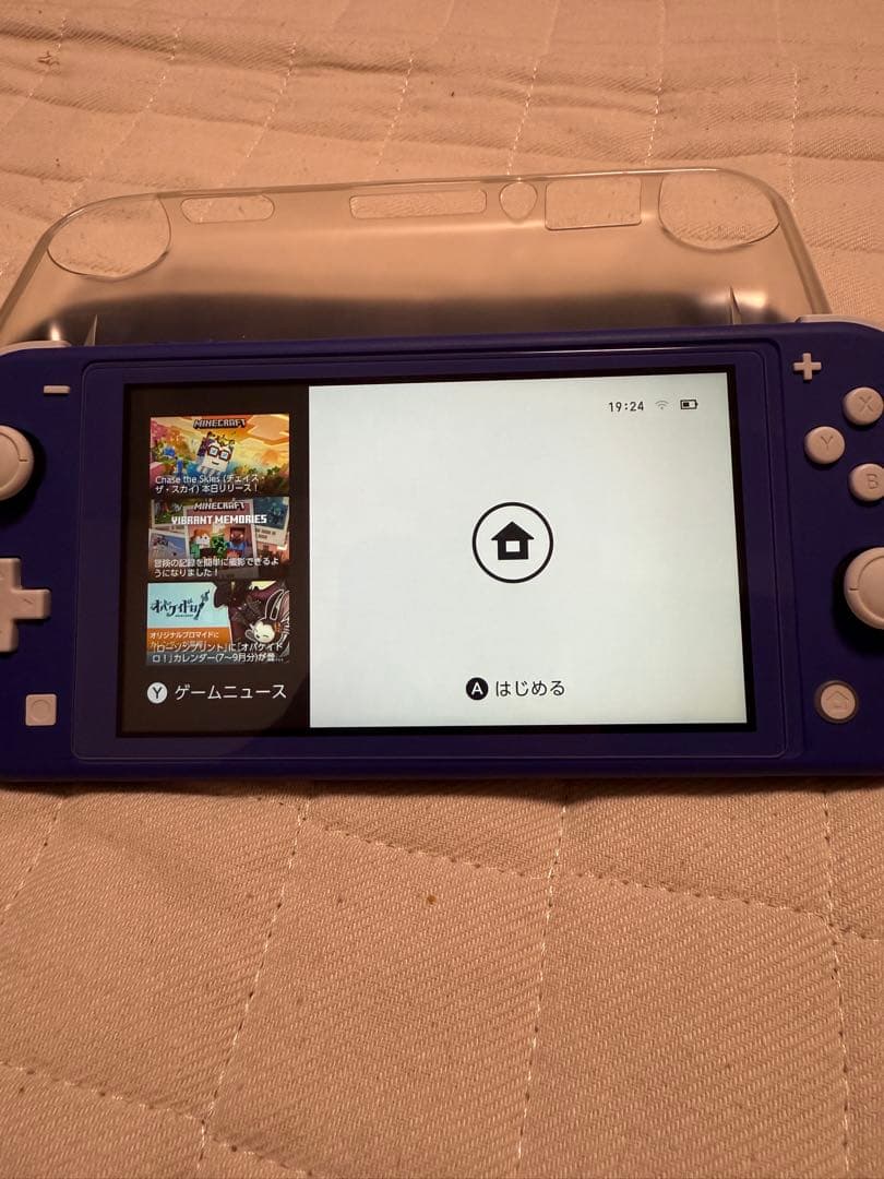 Nintendo Switch Lite 青 本体 保護ケース付き