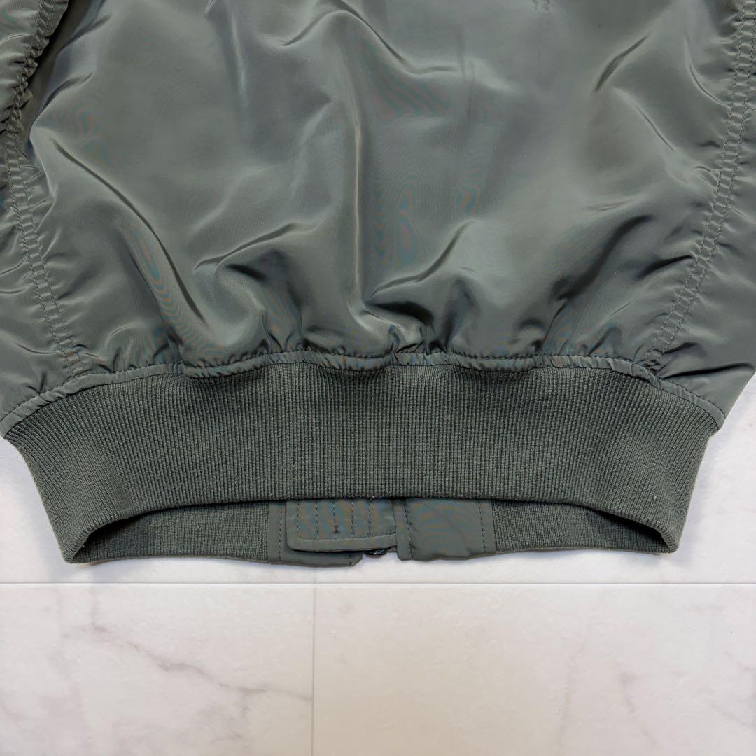 アビレックス　MA-1 フライトジャケット　ミリタリーM バックプリント　カーキ