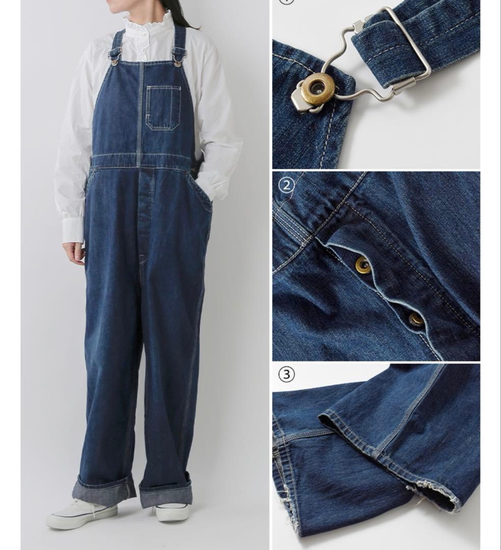 【新品未使用】chimala/チマラDENIM OVERALL