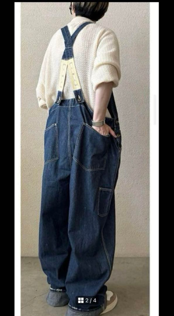 【新品未使用】chimala/チマラDENIM OVERALL