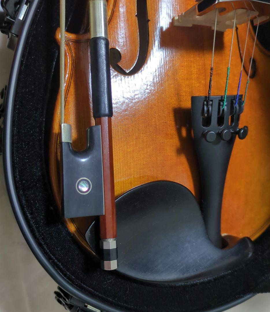 美品 Nicolo Santiバイオリン CROSSROCKケース・付属品付き