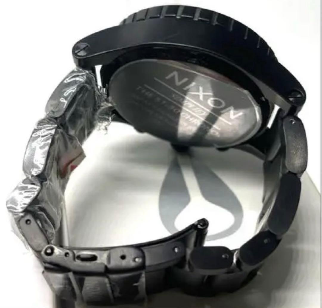 ニクソン nixon 51-30 クロノマットブラック　未使用品