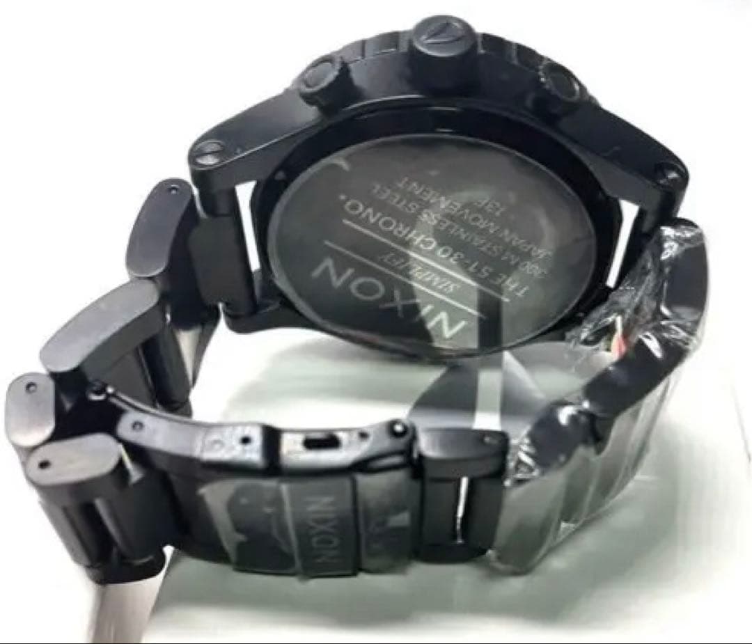 ニクソン nixon 51-30 クロノマットブラック　未使用品