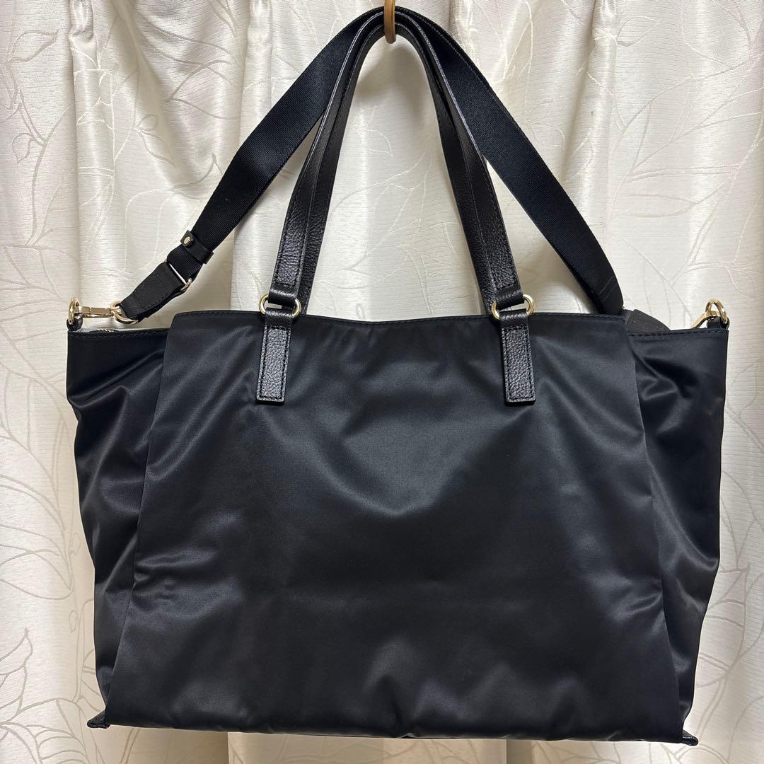 未使用ラシット大容量三層構造ポケット多数15インチPC入るお仕事2wayバッグ