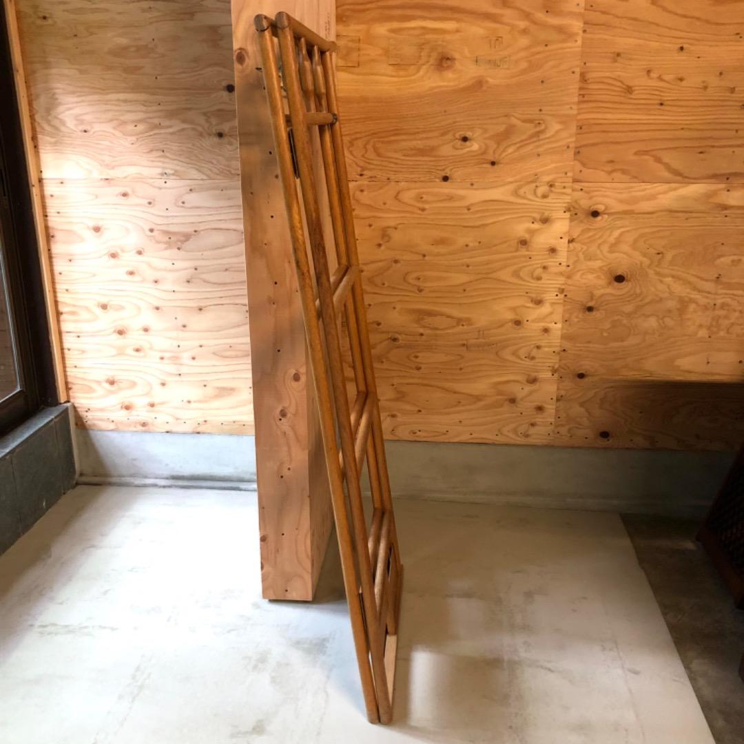 昭和アンティーク　木製　衣桁　イコウ　着物　ハンガー　着物かけ　レトロ　蚤の市