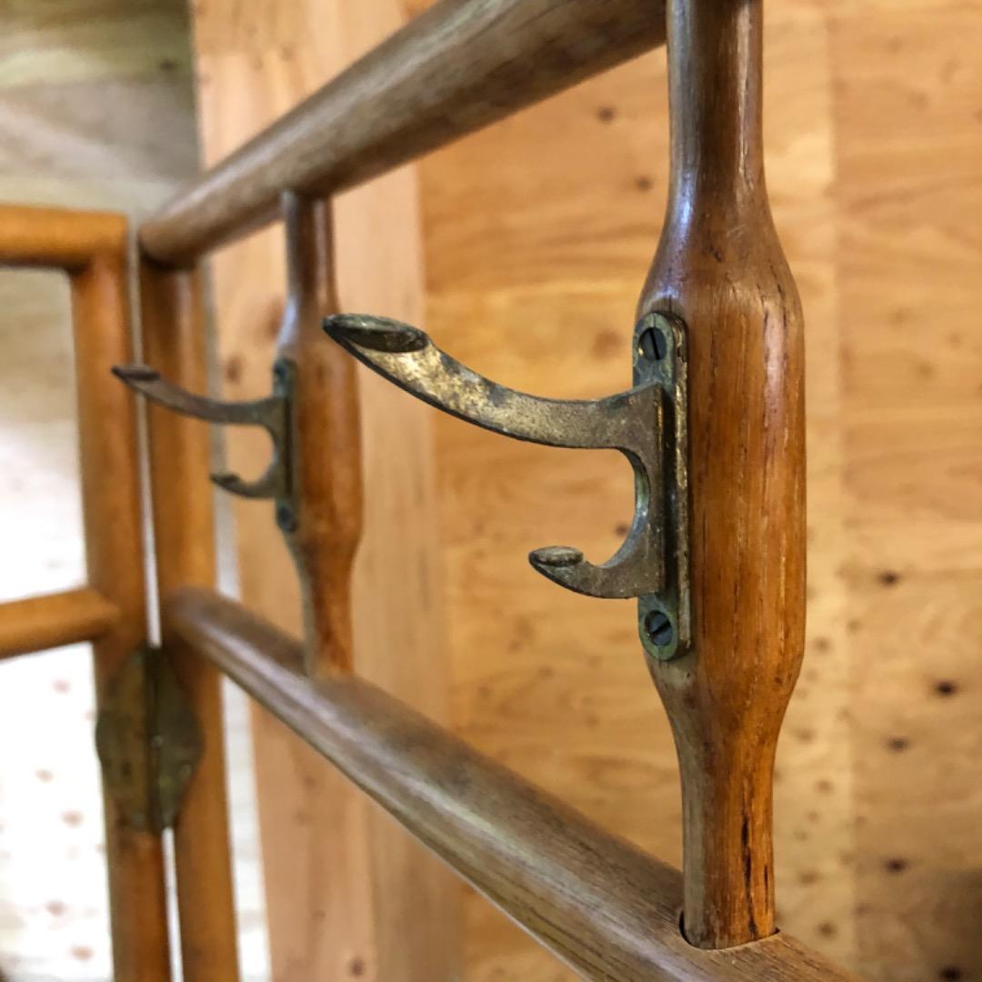 昭和アンティーク　木製　衣桁　イコウ　着物　ハンガー　着物かけ　レトロ　蚤の市