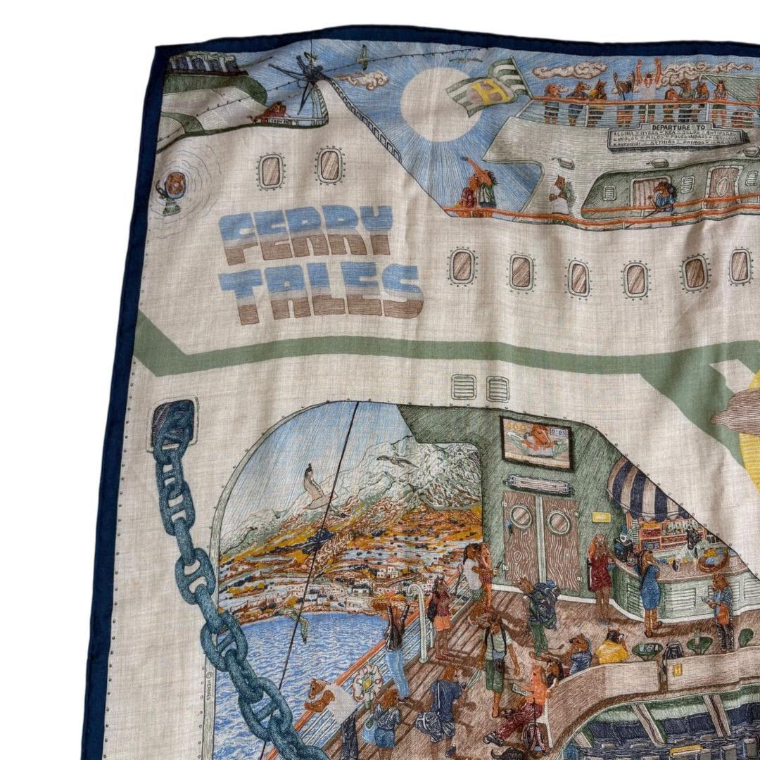 HERMES　カレH100 FERRY TALES カシシル　スカーフ　ストール