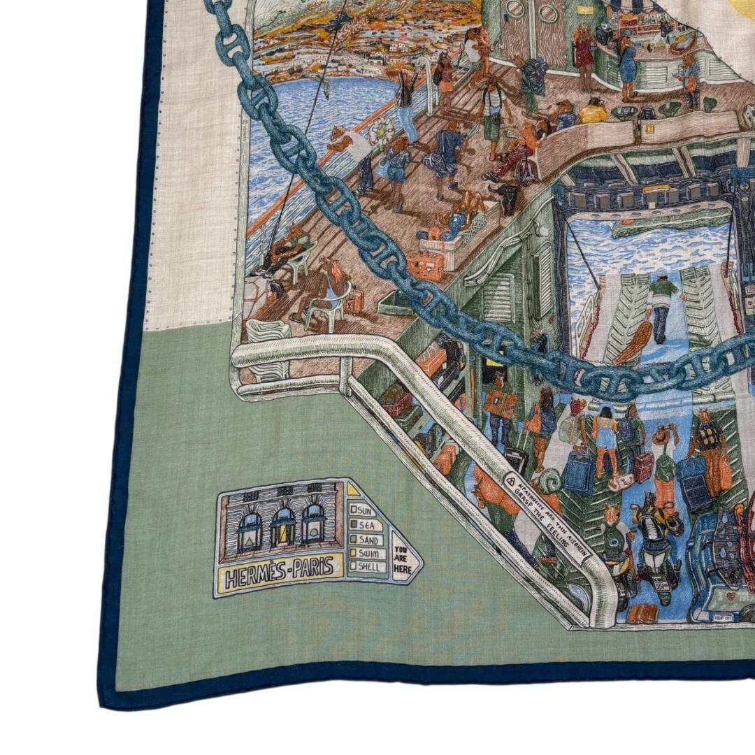 HERMES　カレH100 FERRY TALES カシシル　スカーフ　ストール