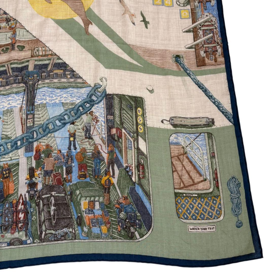 HERMES　カレH100 FERRY TALES カシシル　スカーフ　ストール