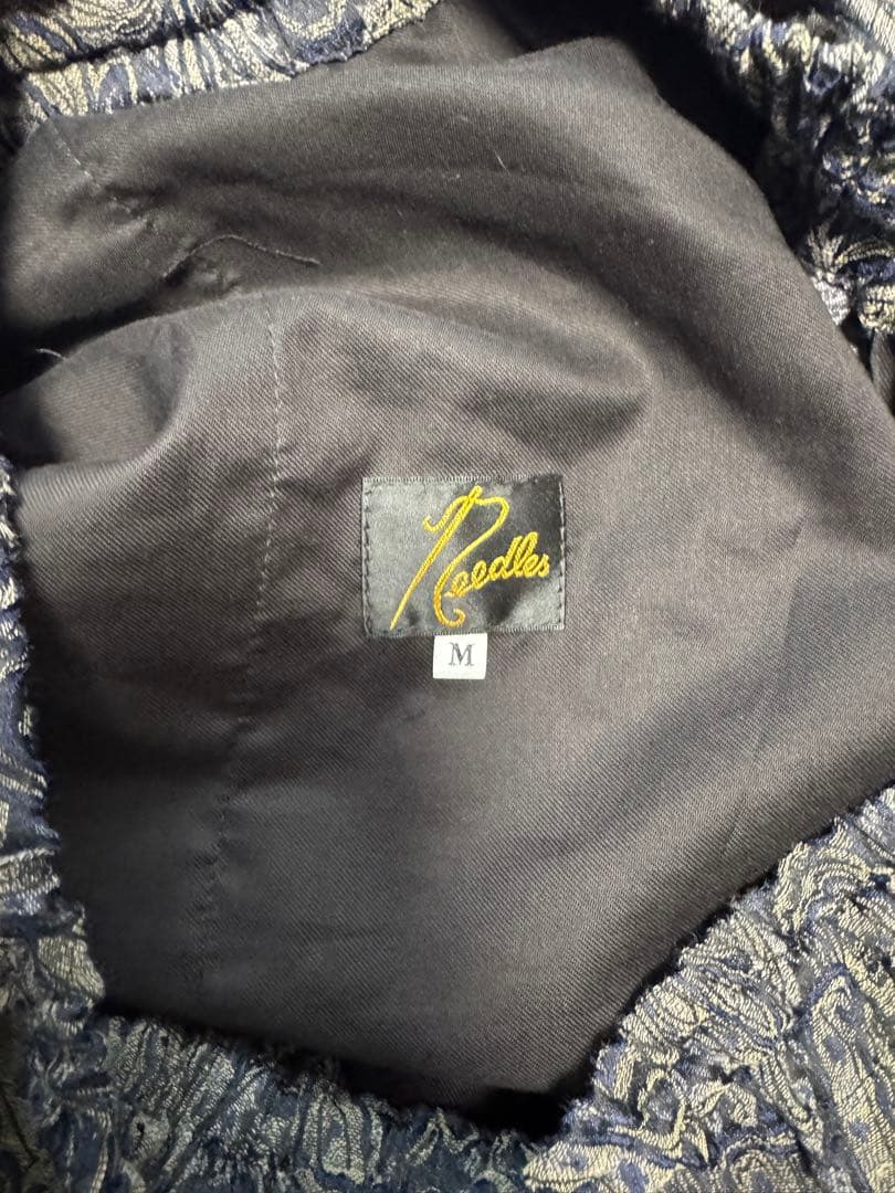 新品 Needles ペイズリー柄 ワイドパンツ　M