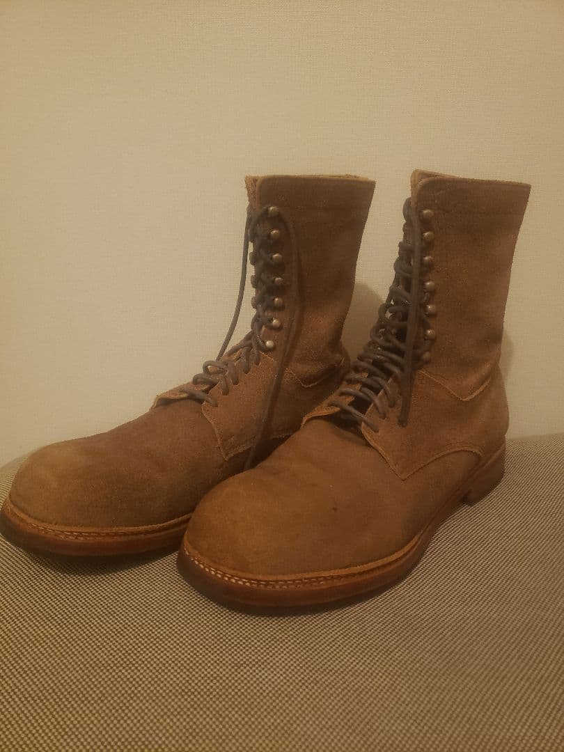 MIHARA YASUHIRO レースアップブーツ スエード 27.5cm