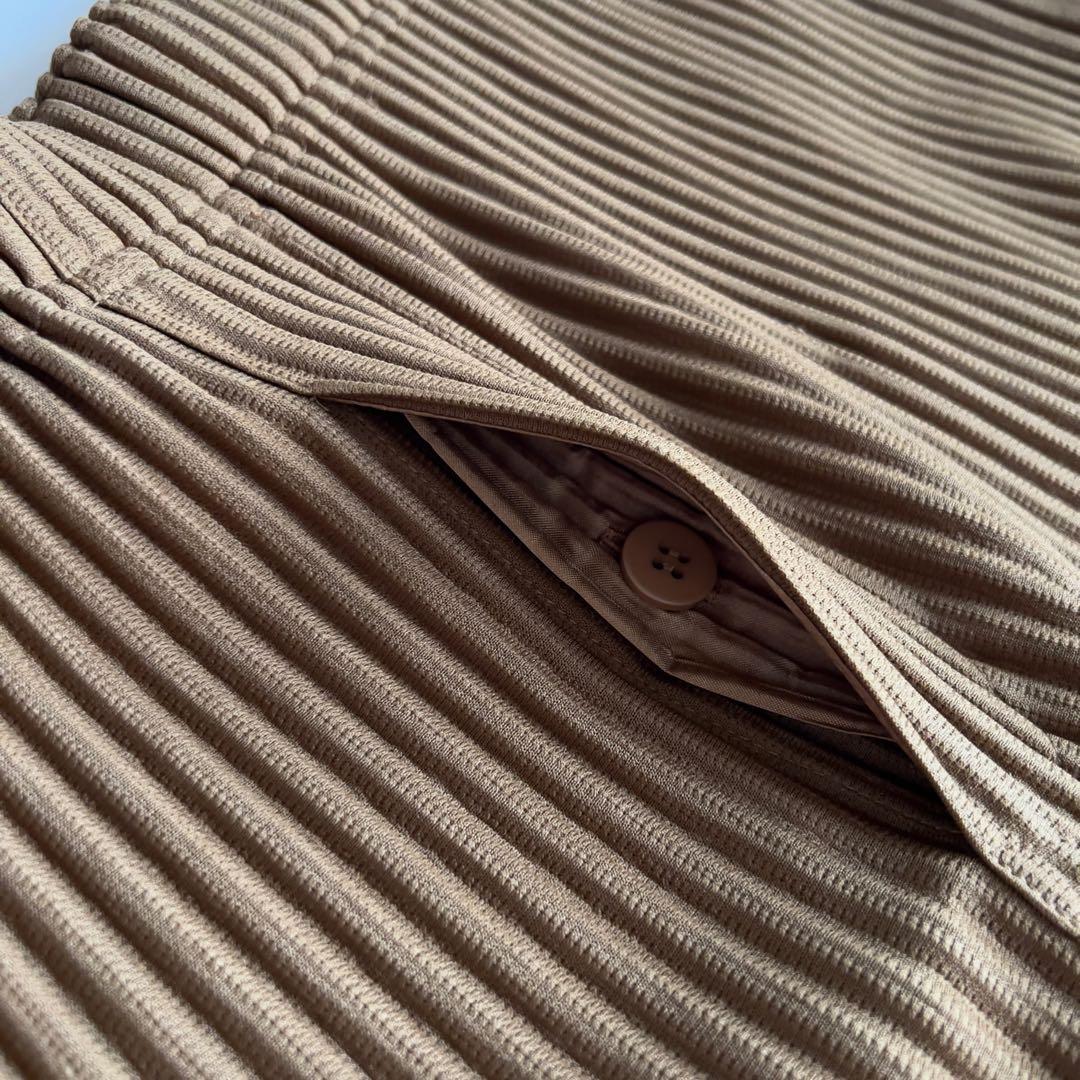 イッセイミヤケ HOMME PLISSE プリーツパンツ サルエルパンツ BR