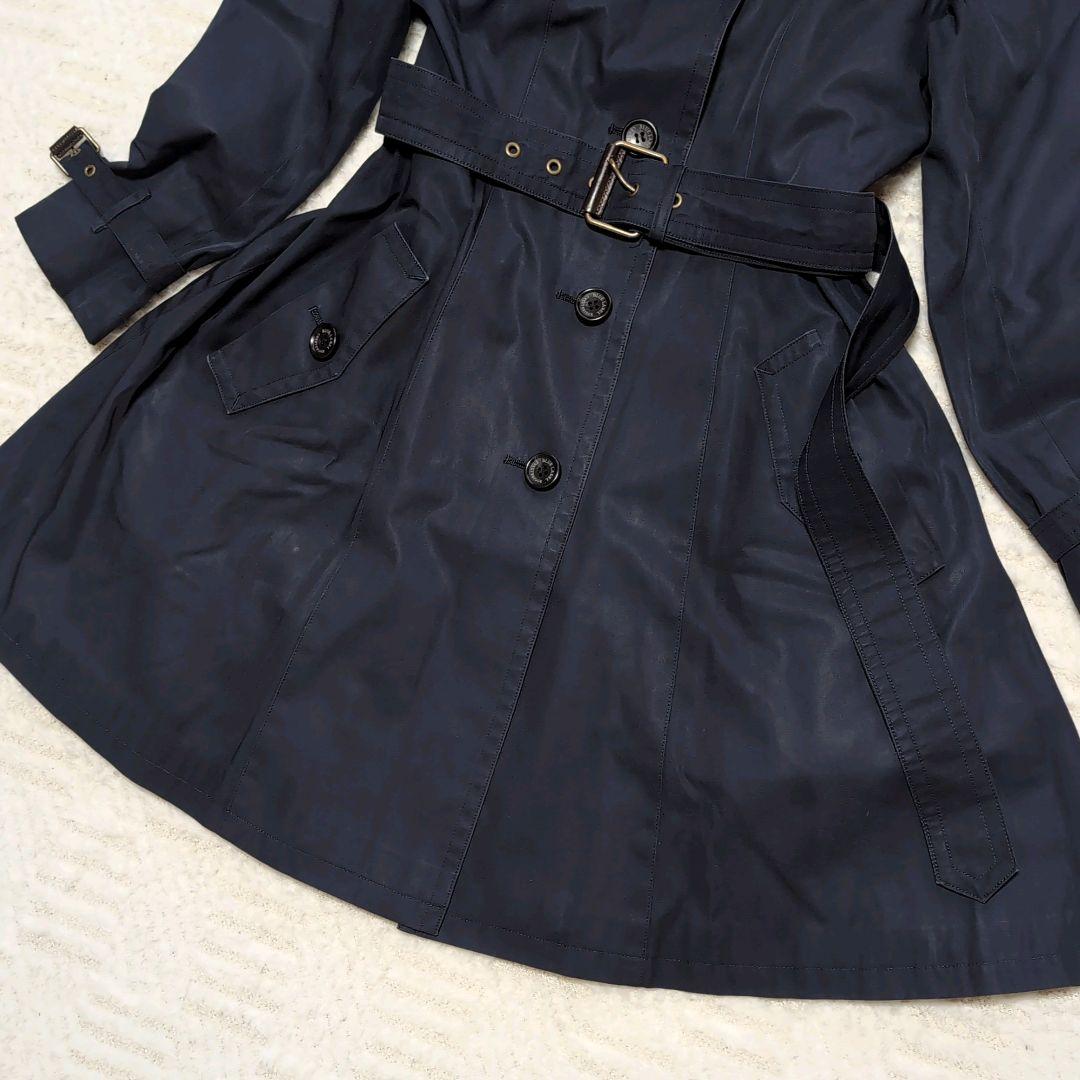 BURBERRY LONDON バーバリー ロンドン ファー付き トレンチコート