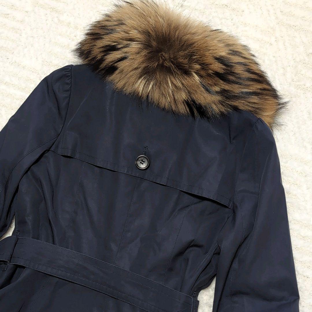 BURBERRY LONDON バーバリー ロンドン ファー付き トレンチコート