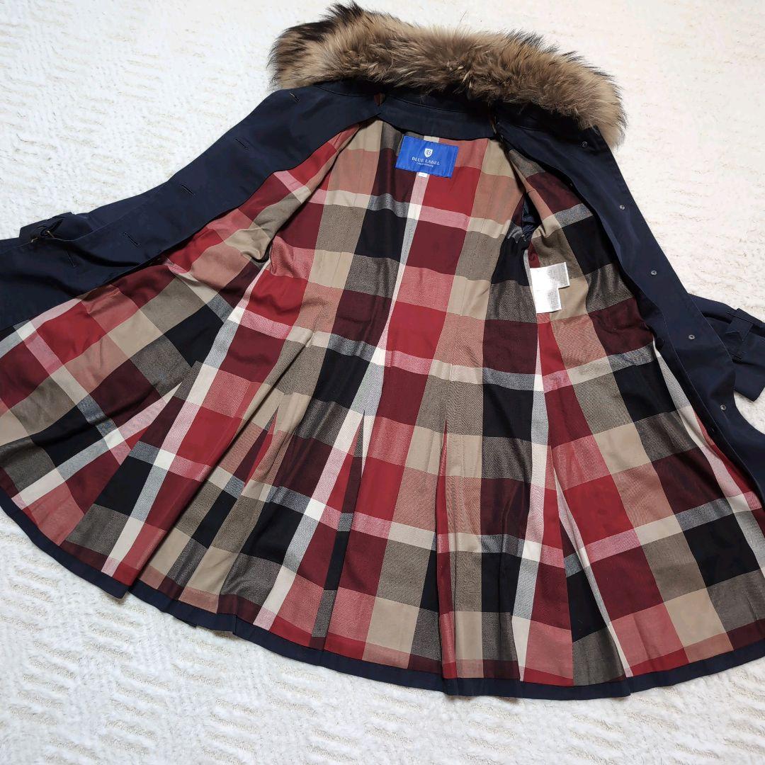 BURBERRY LONDON バーバリー ロンドン ファー付き トレンチコート