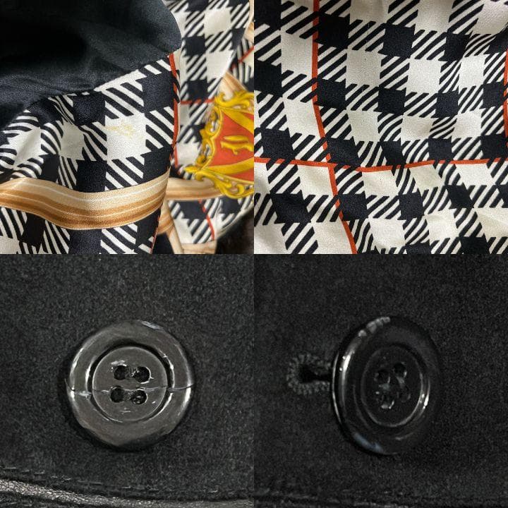 ZILLI フランス製 カシミヤ×シルク×ラムレザー 総柄 高級ジャケット XL