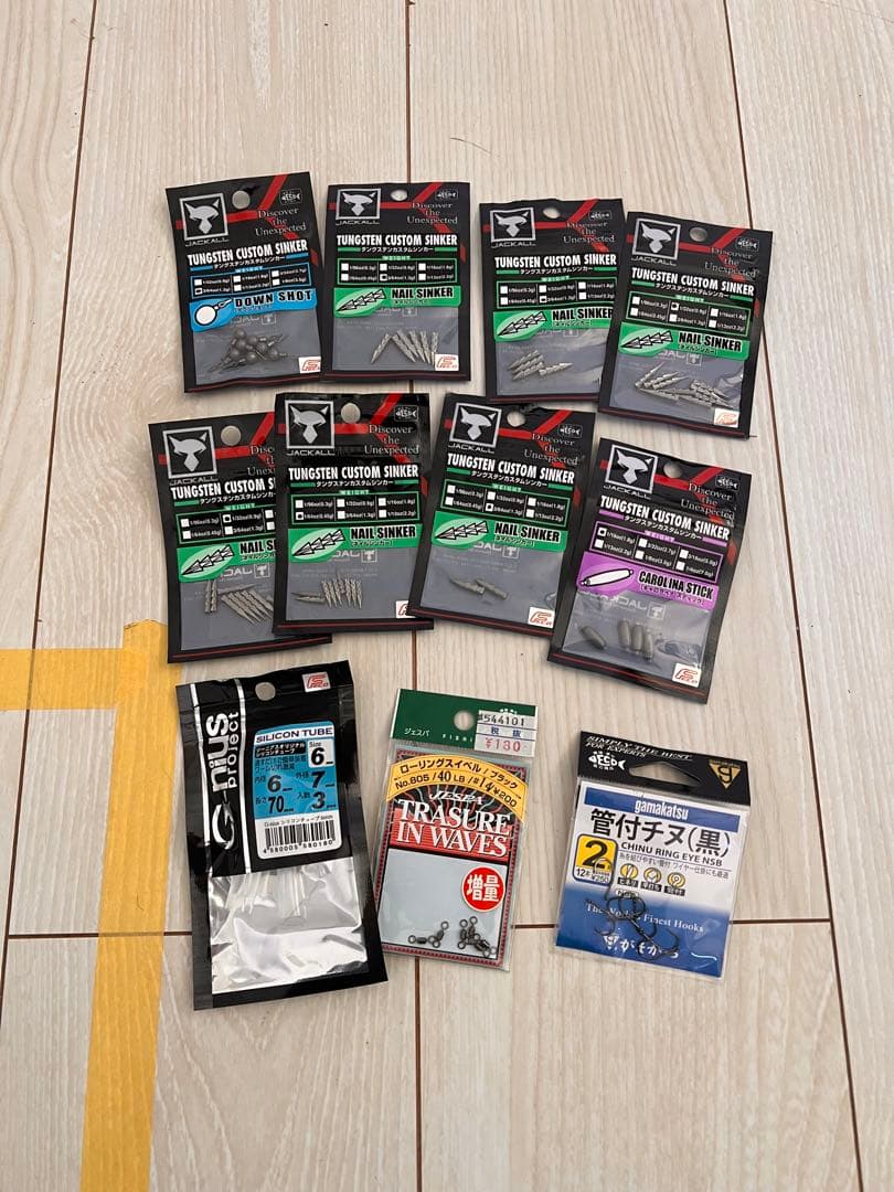 【バス釣りセット】ロッド６本・リール6台・バッカン・ウェストバック・ルアー各種