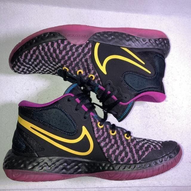 KD TREY 5 VIII EP 黒 紫 パープル イエロー 27cm 箱付き