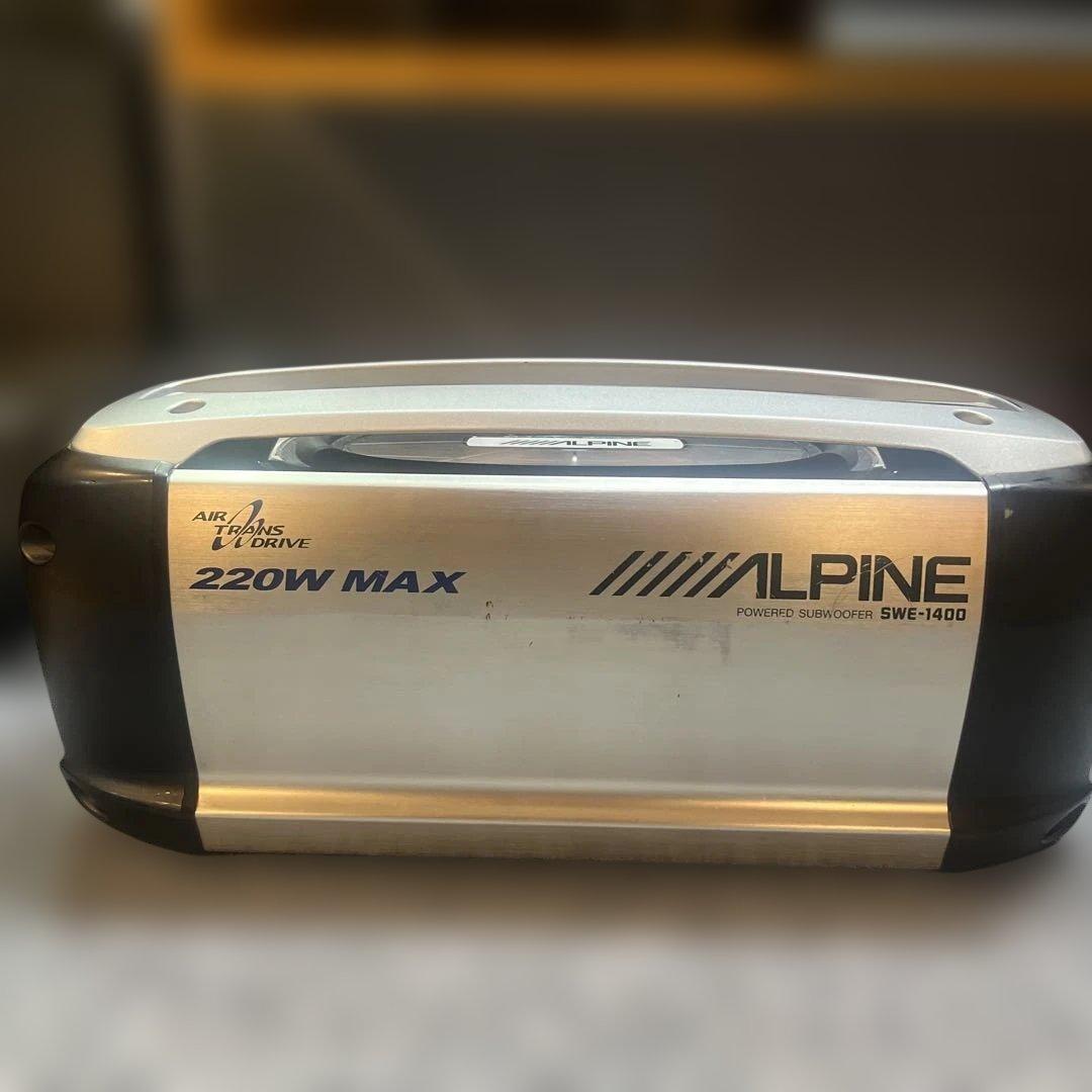 ALPINE パワードサブウーファー SWE-1400