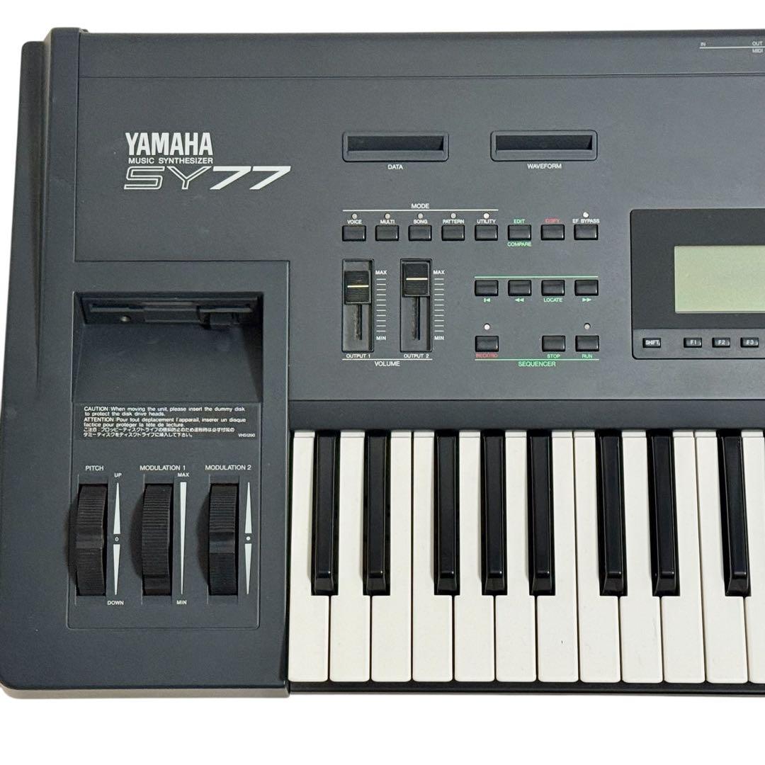 【動作品】YAMAHA SY77 シンセサイザー 名機 たのメル便 AFM音源
