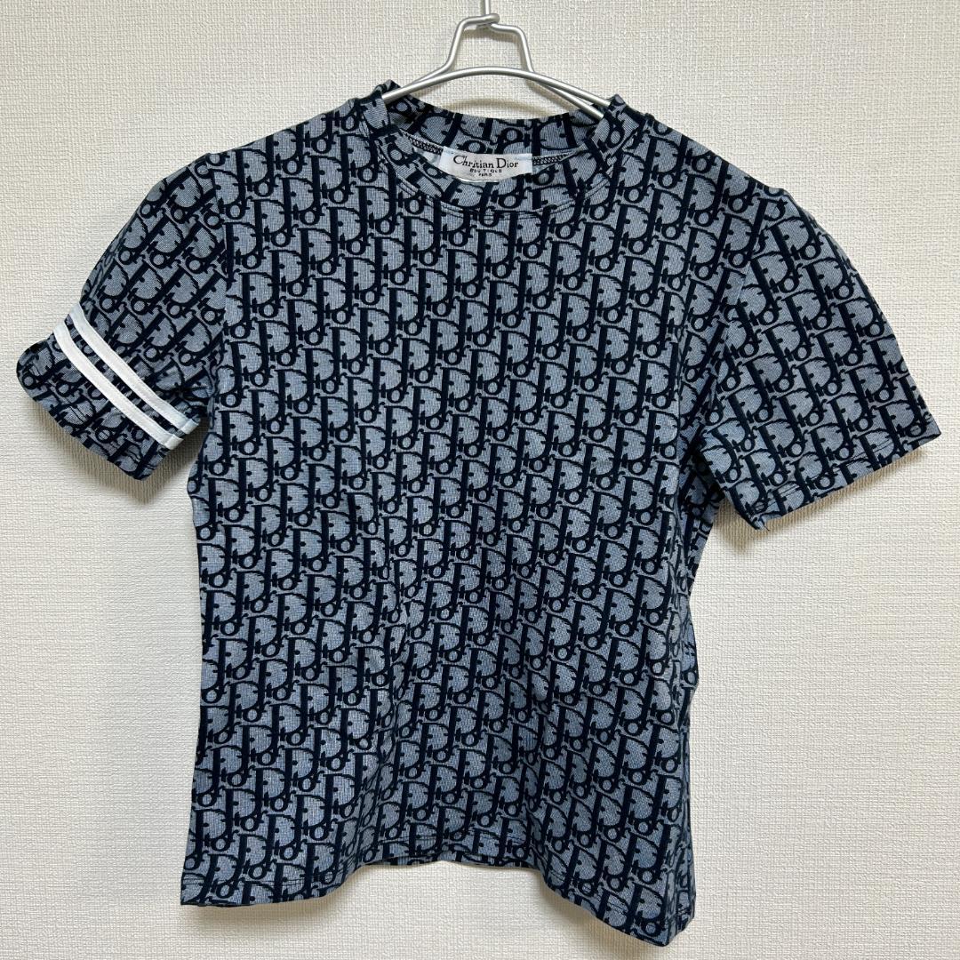 クリスチャンディオール トロッター柄 Tシャツ ジョンガリアーノ