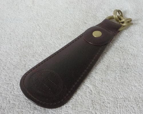 ガンゾ　GANZO　シェルコードバン　靴ベラ　シューホーン　４連　キーケース